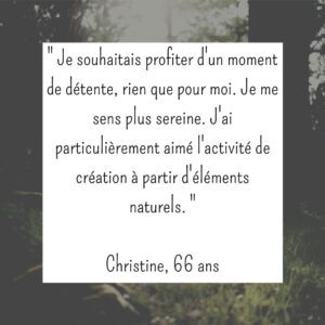 témoignage Christine