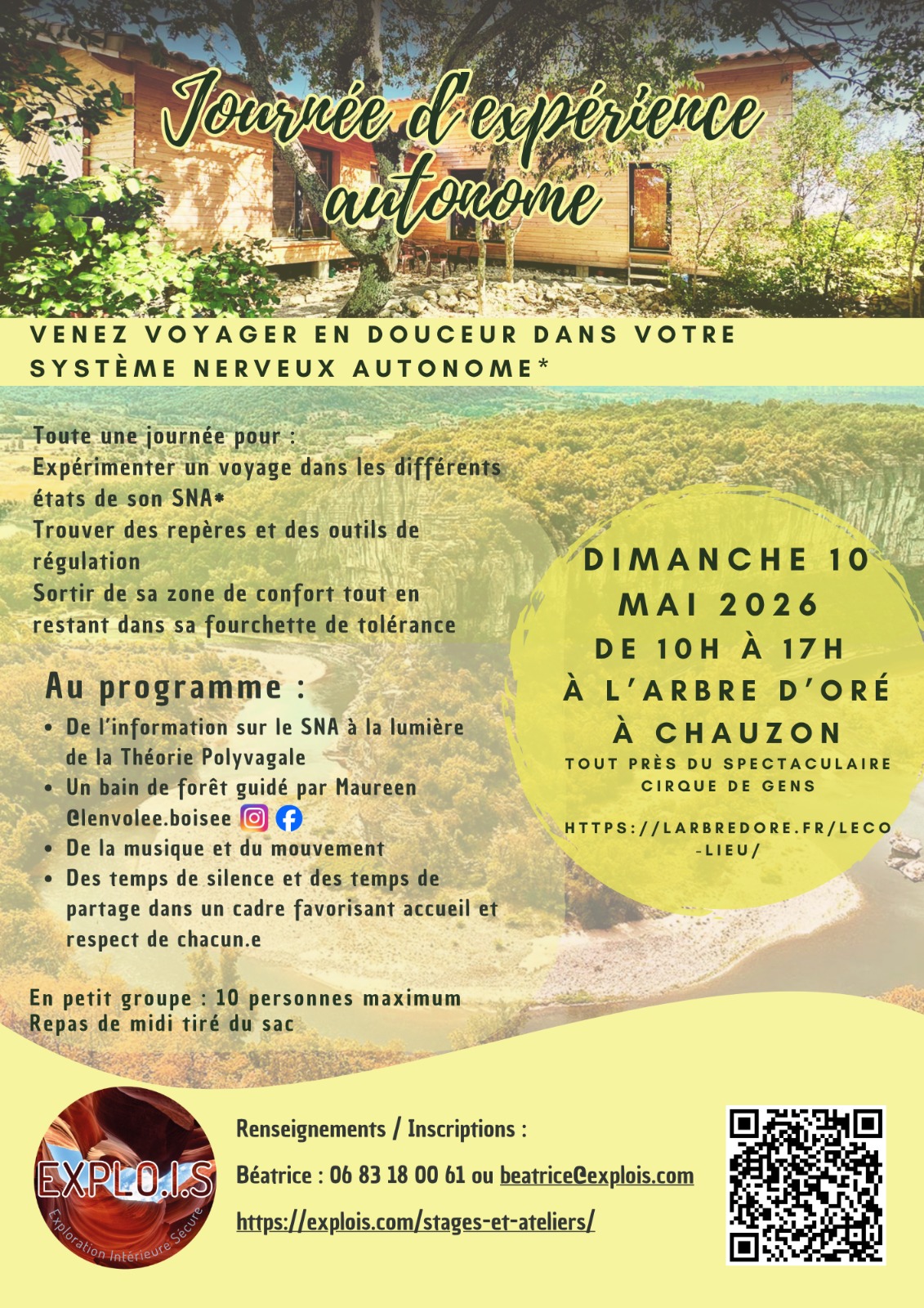 atelier système nerveux et bain de forêt